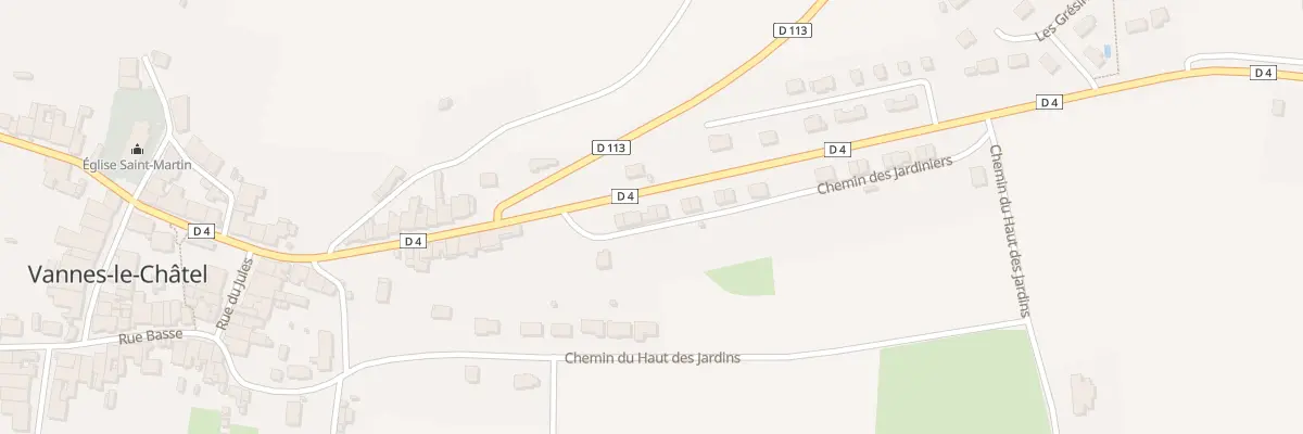 Plan du 6 Cité des Jardins à Vannes-le-Châtel