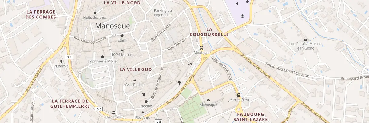 Plan du 65 Rue Chacundier à Manosque