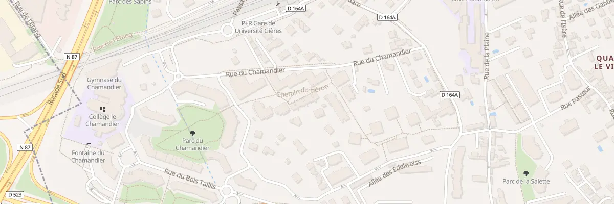 Plan du 11 Che du Heron à Gières