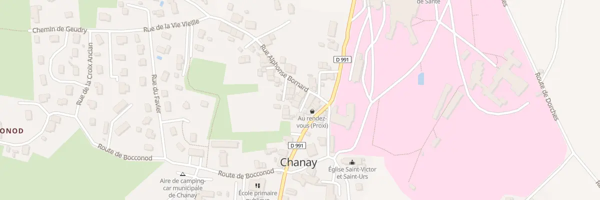 Plan du 4 Imp Lafontaine à Chanay
