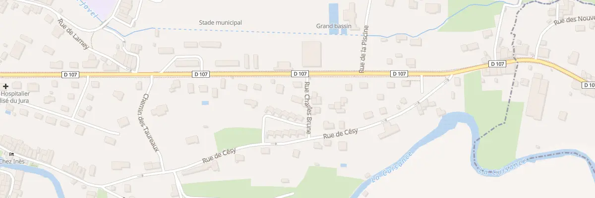 Plan du 6 Rue Charles Brune à Arbois