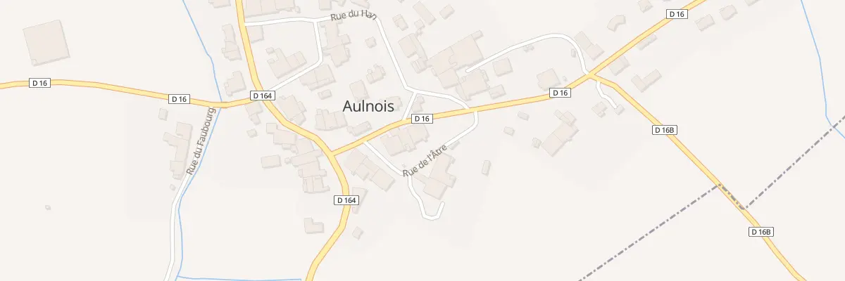 Plan du 4 Rte de Châtenois à Aulnois