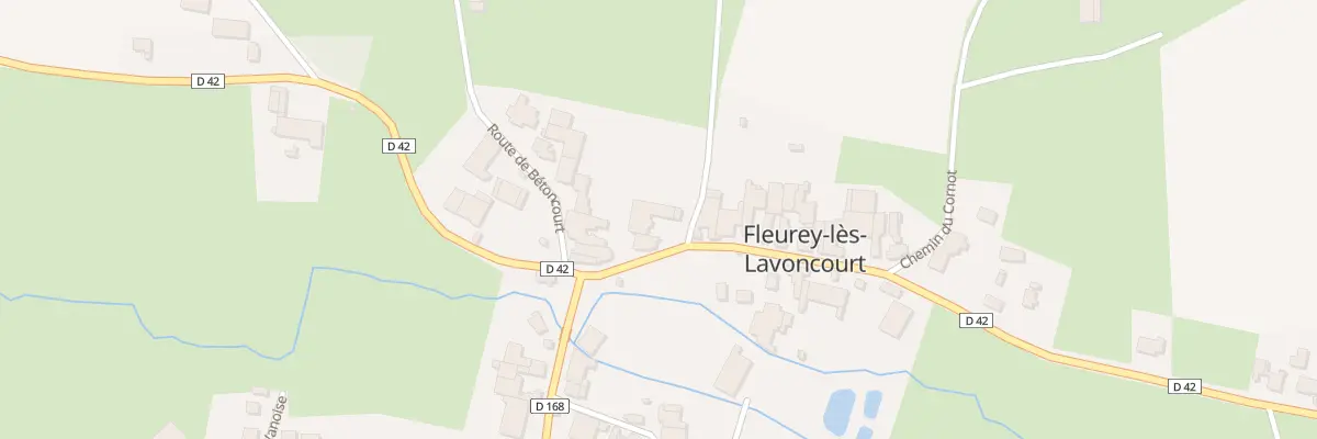 Plan du 5 Rte de Vauconcourt à Fleurey-lès-Lavoncourt