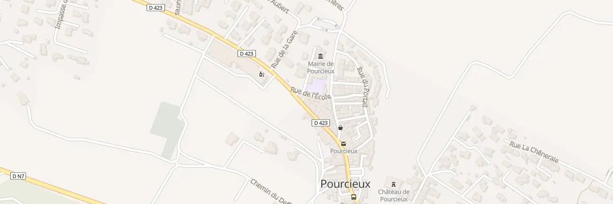 Plan du 5037 Rue Marius Bourrelly à Pourcieux