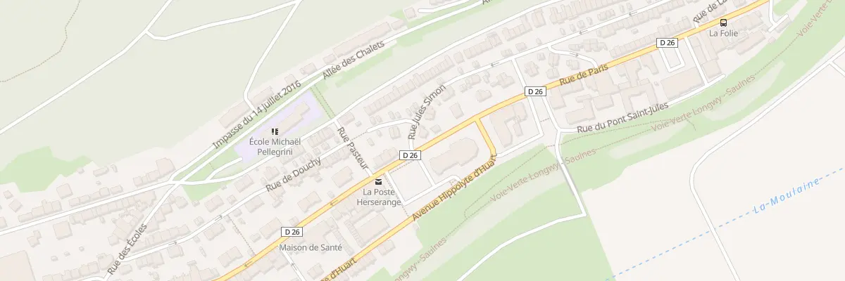 Plan du 131 Rue de Paris à Herserange