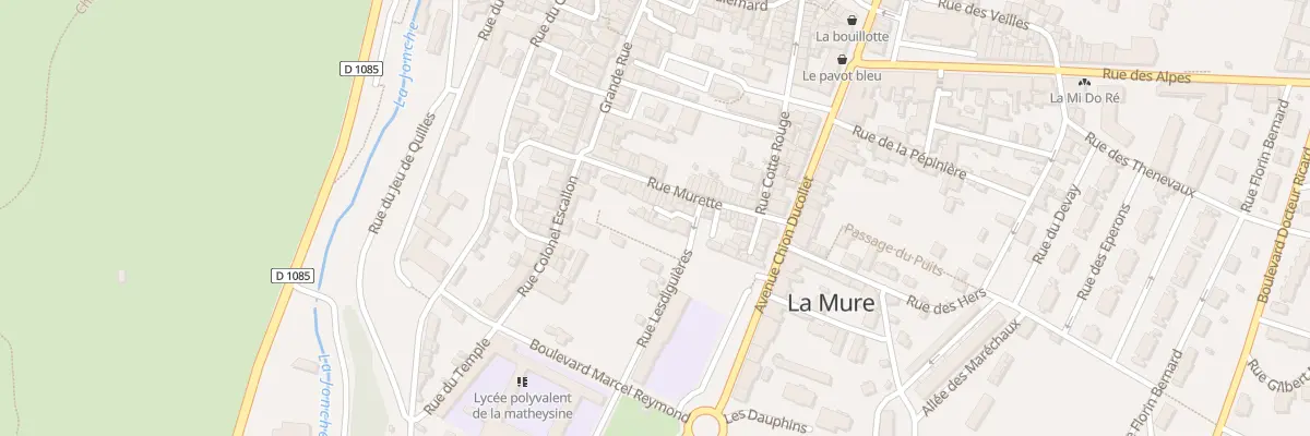 Plan du 1 Imp des Capucins à La Mure