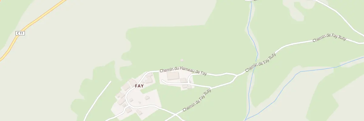 Plan du 347 Che du Hameau de Fay à Montanges