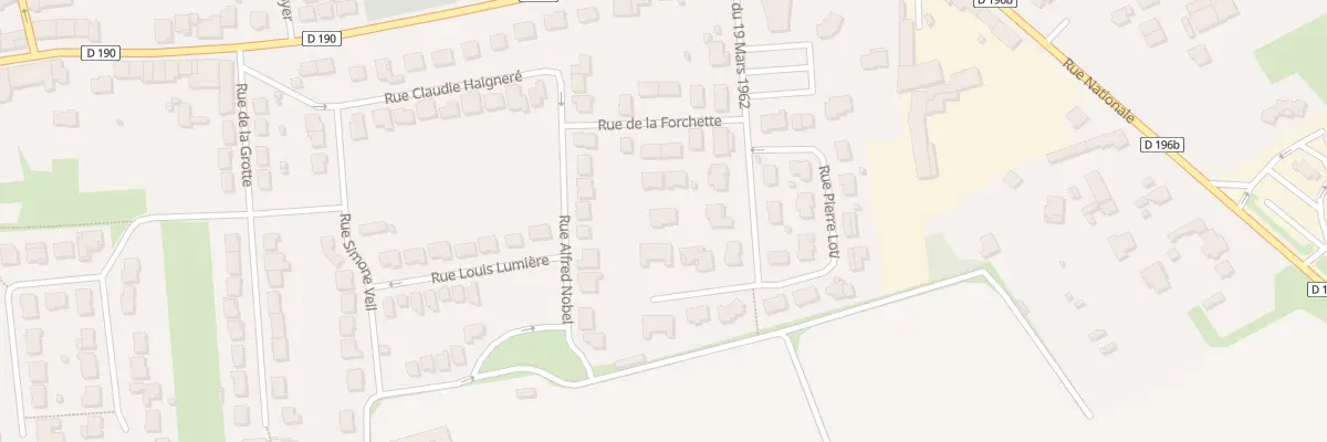 Plan du 10 Rue du 19 Mars 1962 à Mexy