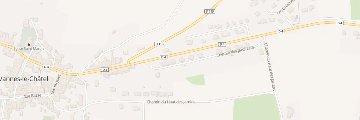 Plan du 10 Cité des Jardins à Vannes-le-Châtel