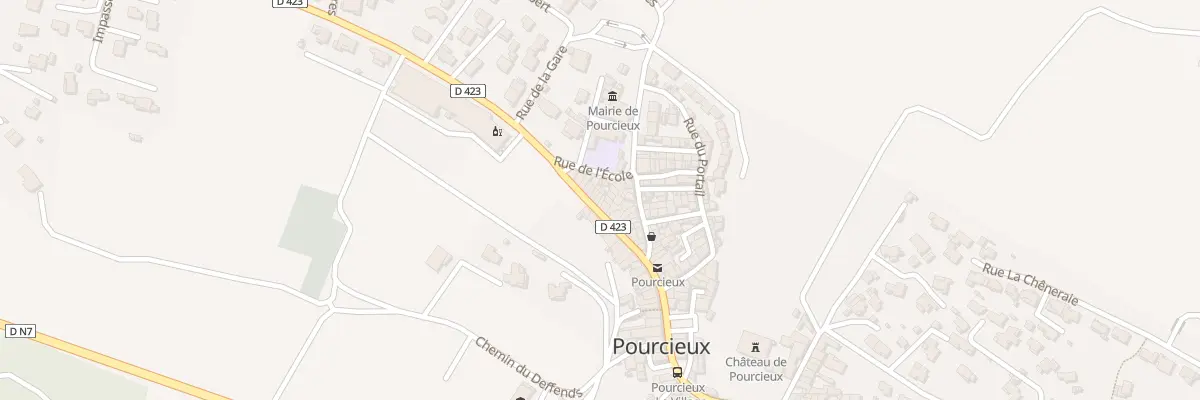 Plan du 5041 Rue Marius Bourrelly à Pourcieux