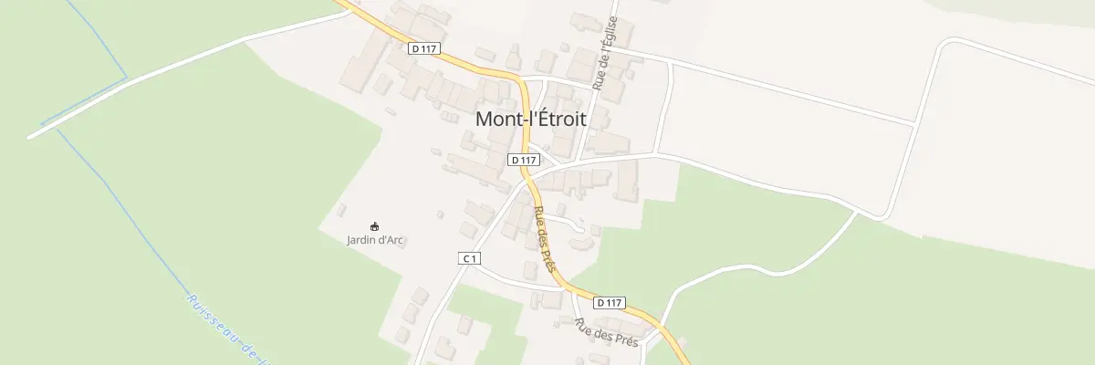 Plan du 4 Pl des Tilleuls à Mont-l’Étroit