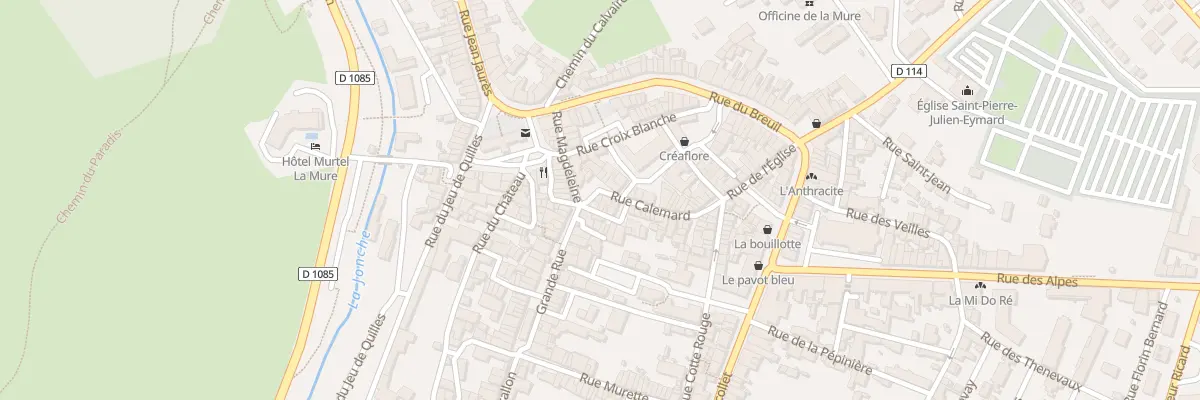Plan du 4 Rue Calemard à La Mure