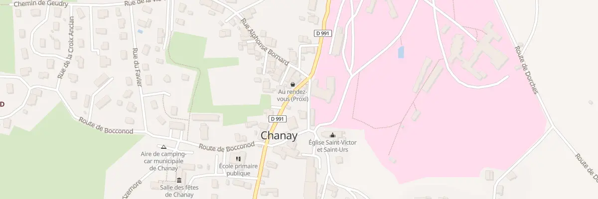 Plan du 3 Rue de Quinsonnas à Chanay