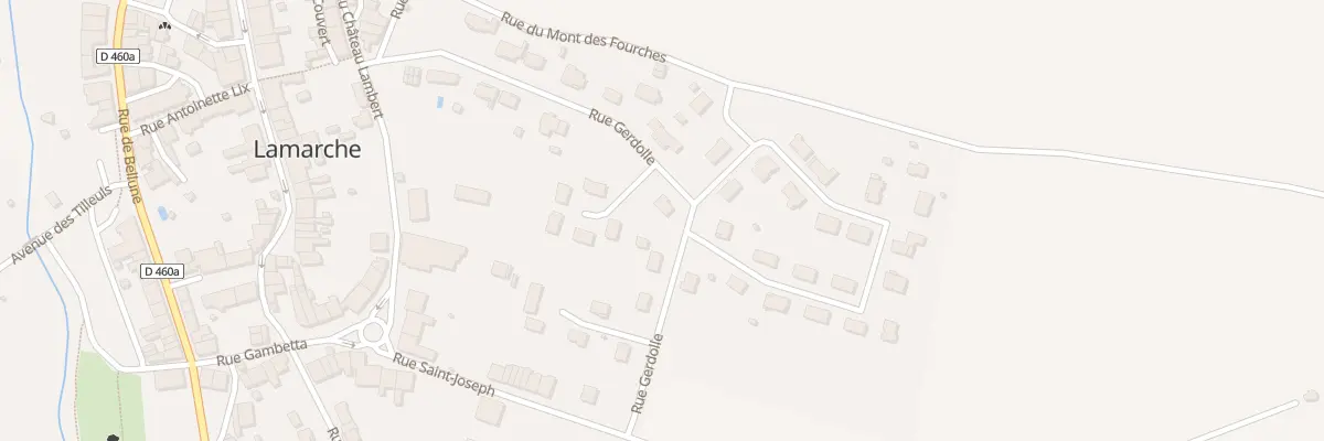 Plan du 12 Rue Gerdolle à Lamarche