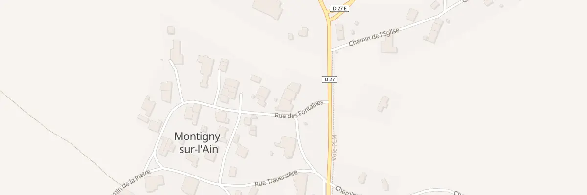 Plan du 4 Rue des Fontaines à Montigny-sur-l’Ain