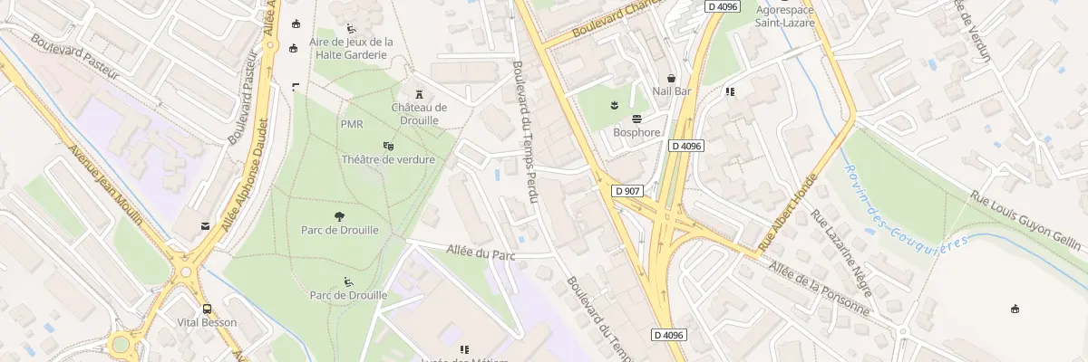 Plan du 209 Bd du Temps Perdu à Manosque