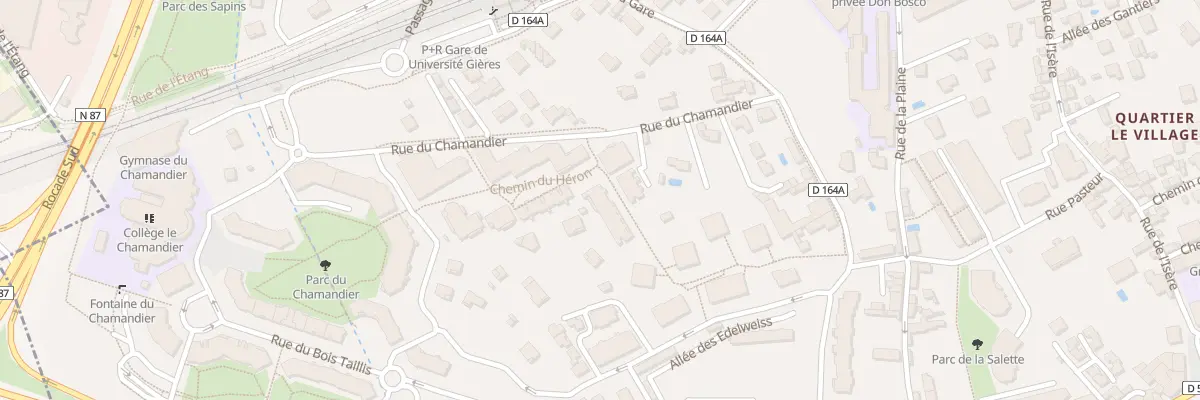 Plan du 15 Rue du Chamandier à Gières