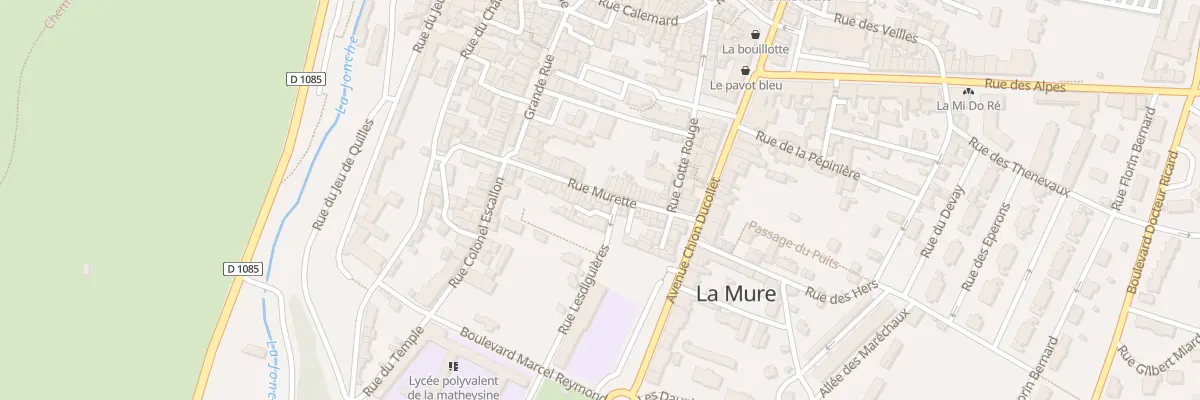 Plan du 30 Rue Murette à La Mure