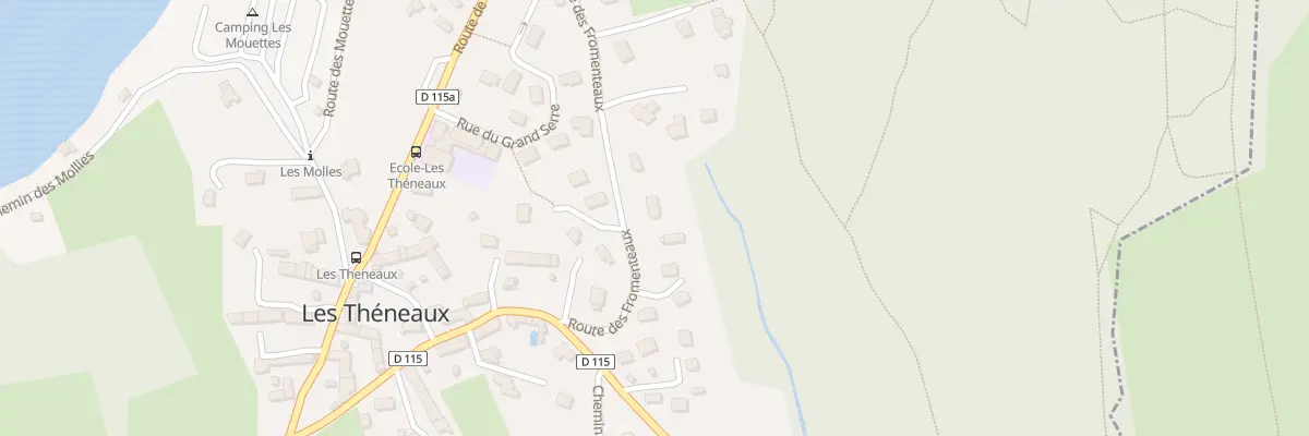 Plan du 257 Che des Fromenteaux à Saint-Théoffrey