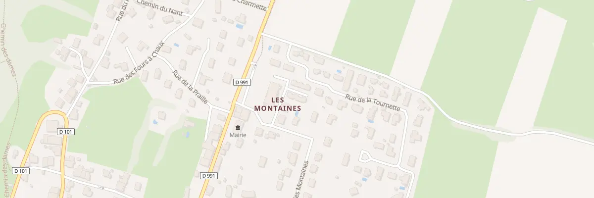 Plan du 82 All des Montaines à Valserhône