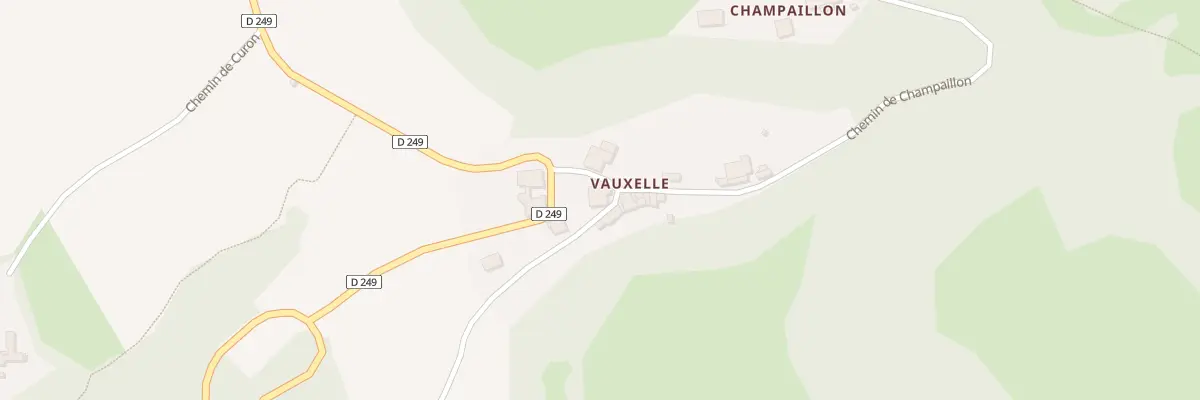 Plan du 5103 Quartier de Vauxelle à Montigny-lès-Arsures