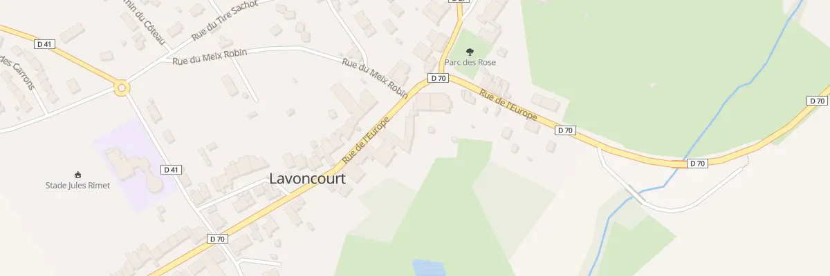 Plan du 30 Rue de l’Europe à Lavoncourt