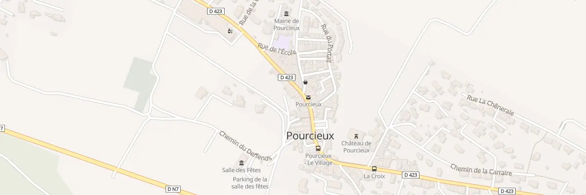 Plan du 5124 Rue Marius Bourrelly à Pourcieux