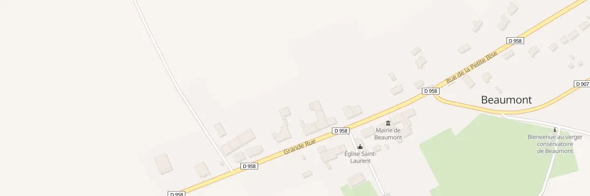 Plan du 19 Gr Grande Rue à Beaumont