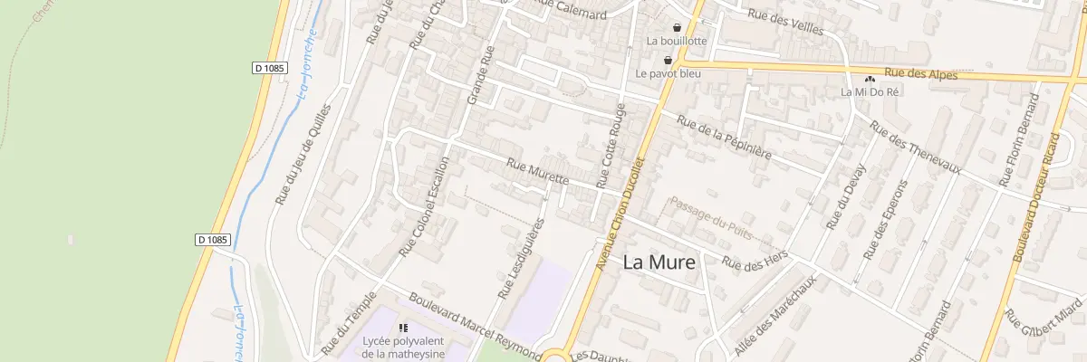 Plan du 34 Rue Murette à La Mure