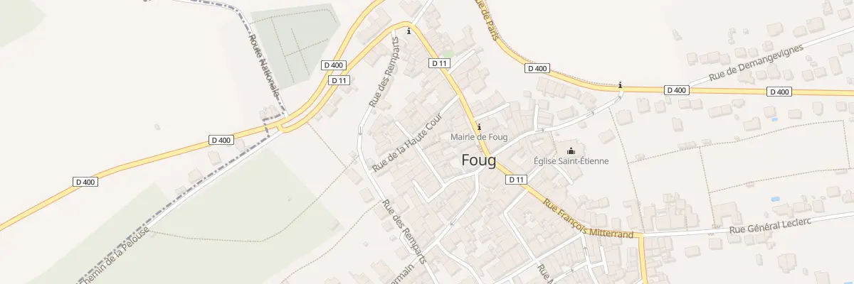 Plan du 7 Rue de la Haute Cour à Foug