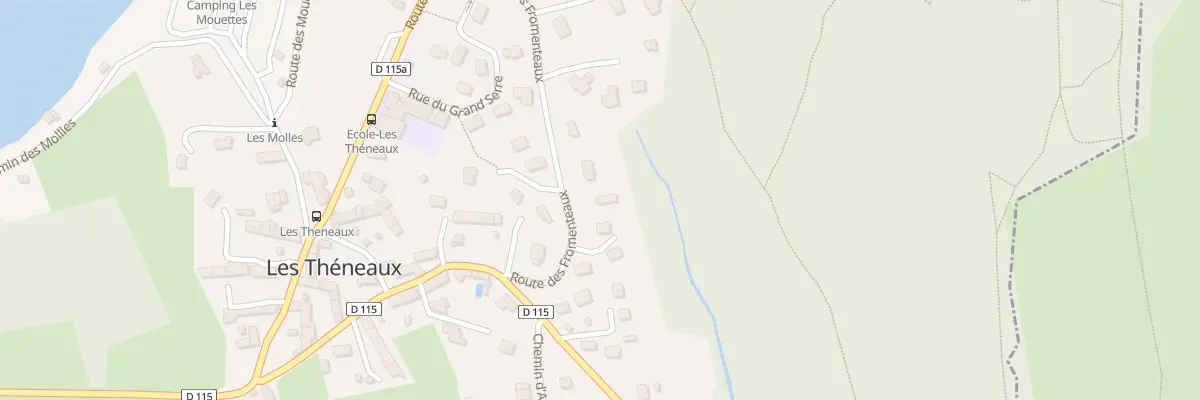 Plan du 281 Che des Fromenteaux à Saint-Théoffrey