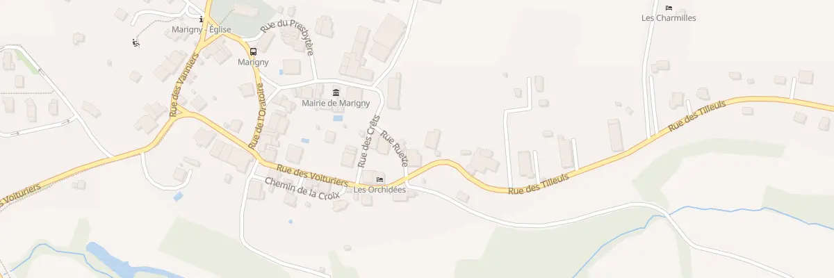 Plan du 1 Rue des Tilleuls à Marigny