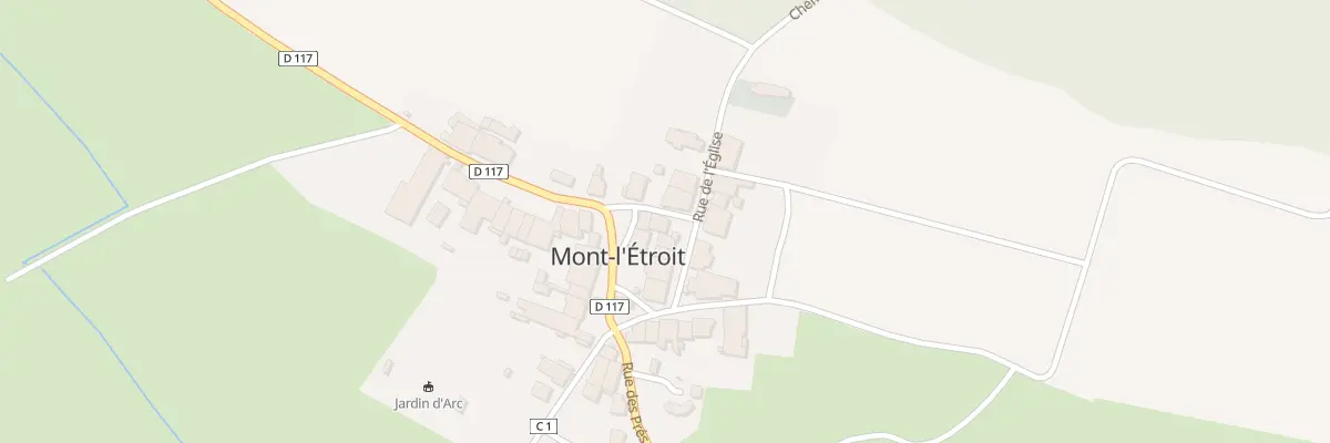 Plan du 1 Rle du Chabot à Mont-l’Étroit