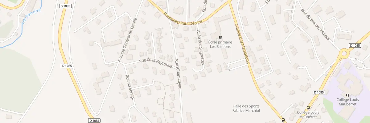 Plan du 7 Rue Albert Luyat à La Mure