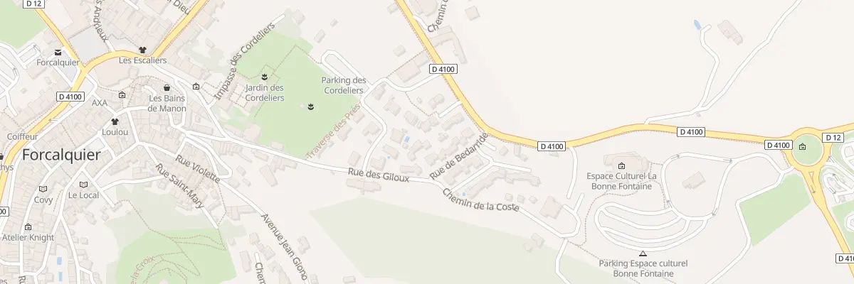 Plan du 3 Imp des Giloux à Forcalquier