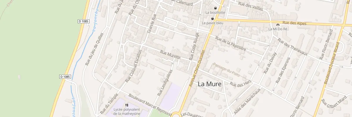 Plan du 38 Rue Murette à La Mure