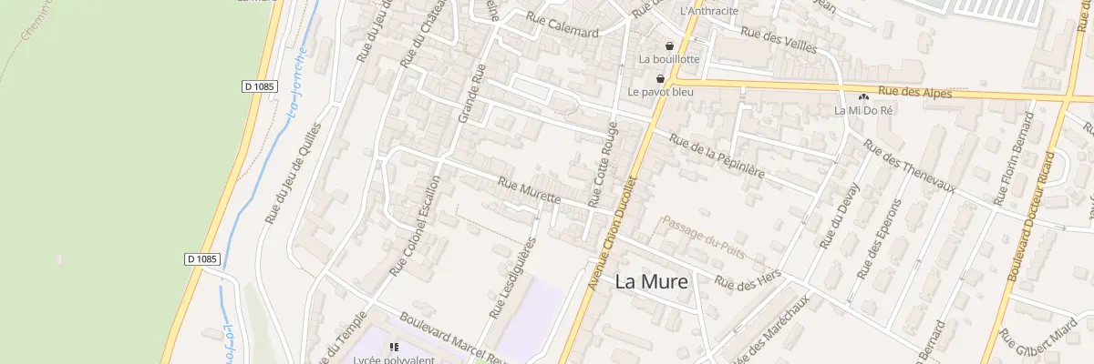 Plan du 21 Rue Murette à La Mure
