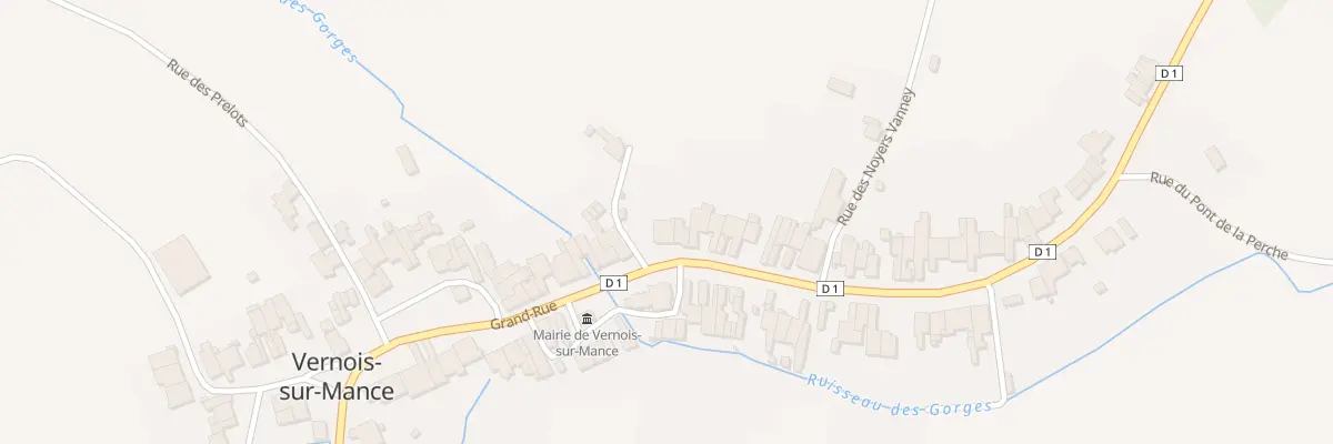Plan du 19 Gr Grande Rue à Vernois-sur-Mance