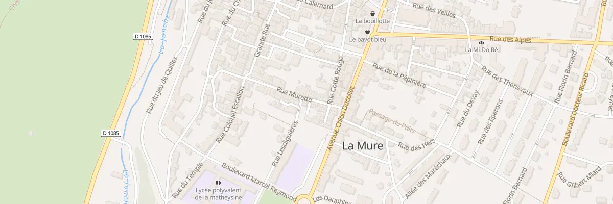 Plan du 40 Rue Murette à La Mure