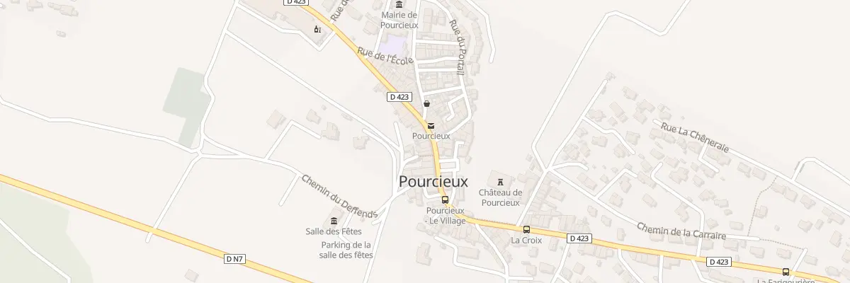 Plan du 5118 Rue Marius Bourrelly à Pourcieux