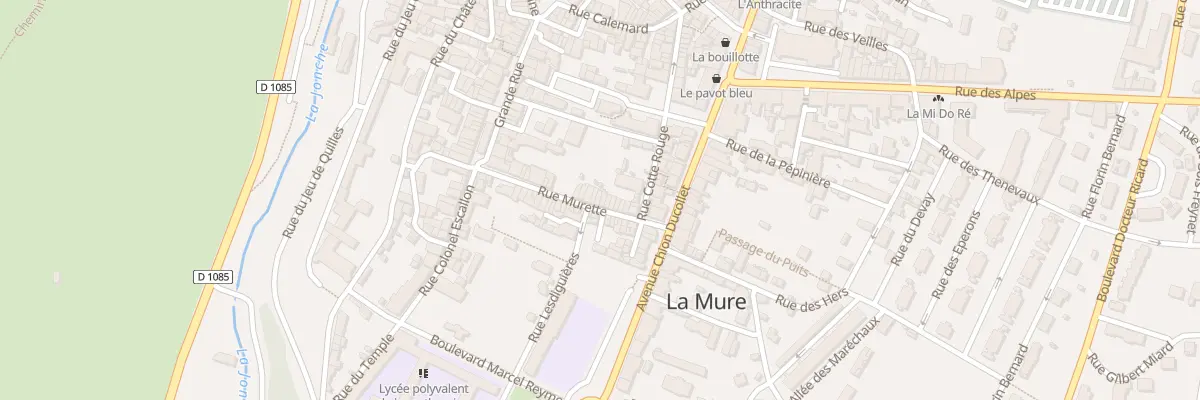 Plan du 25 Rue Murette à La Mure