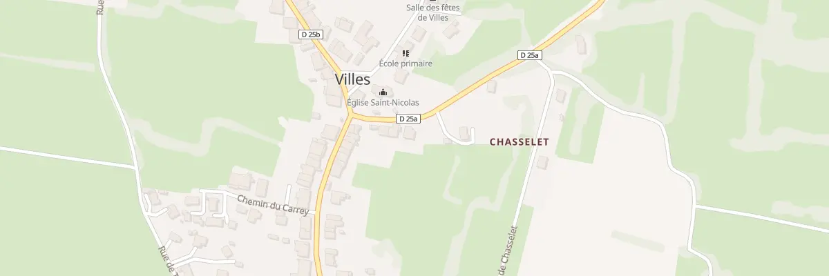 Plan du 8 Rue des Tilleuls à Villes