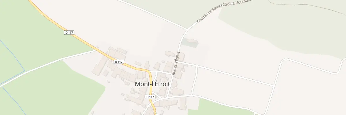 Plan du 11 Rue de l’Eglise à Mont-l’Étroit