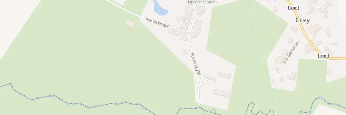 Plan du 22 Rue de l’Eglise à Citey