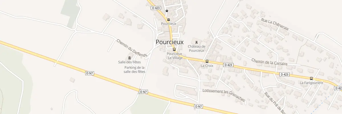 Plan du 5143 Rue de Versailles à Pourcieux