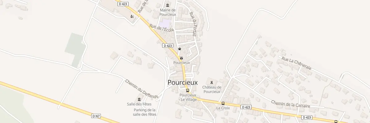 Plan du 1 Rue du Four à Pourcieux