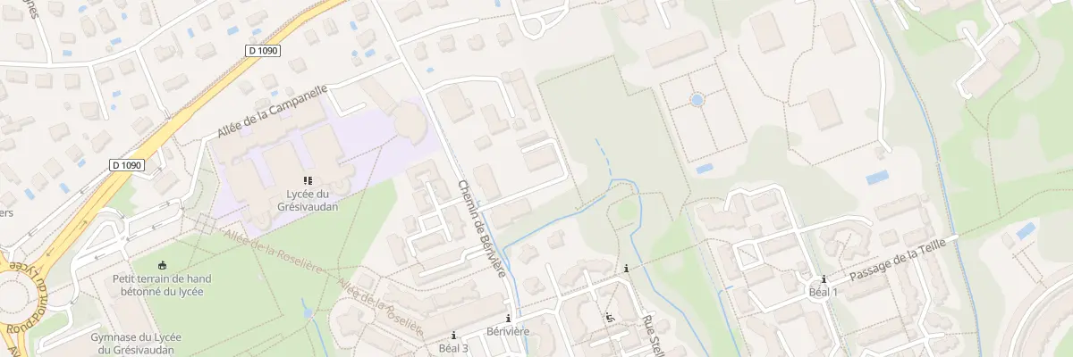 Plan du 17B Che de Bérivière à Meylan