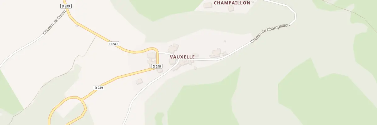 Plan du 5106 Quartier de Vauxelle à Montigny-lès-Arsures