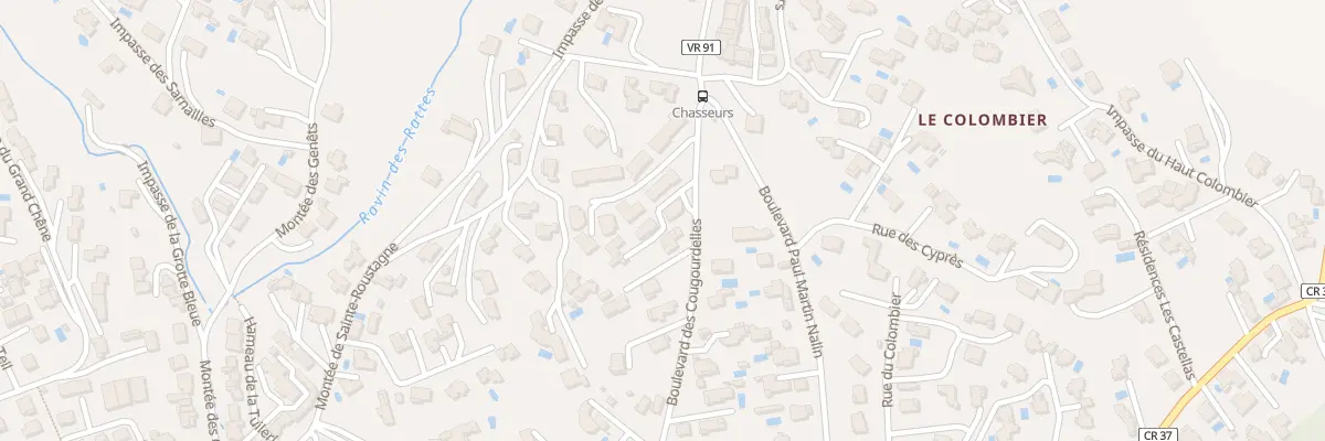 Plan du 729 Bd des Cougourdelles à Manosque