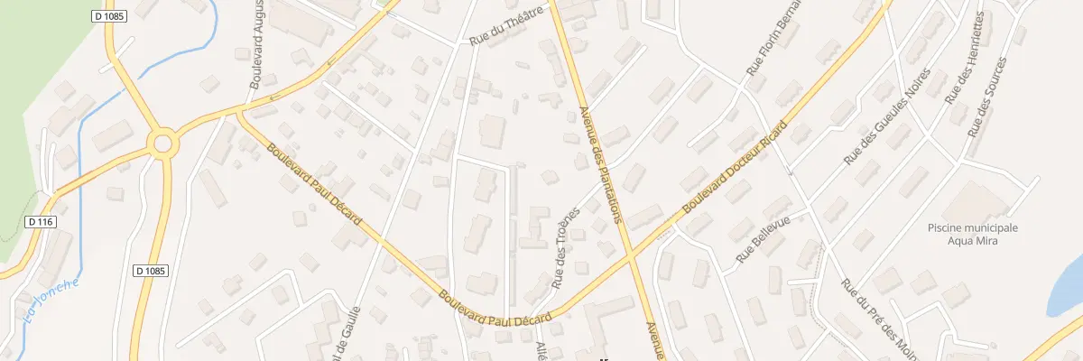Plan du 2 Rue des Troènes à La Mure
